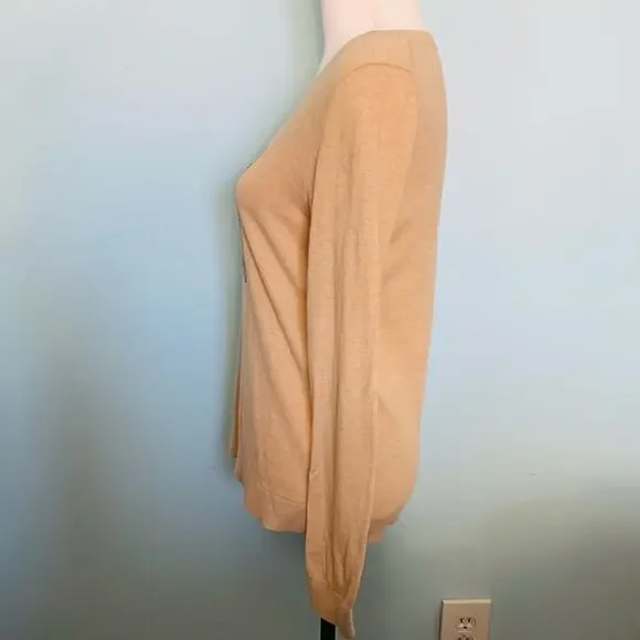 J. Crew Factory Embroidered Cheetah Teddie Sweater Size Small - Picture 4 of 9